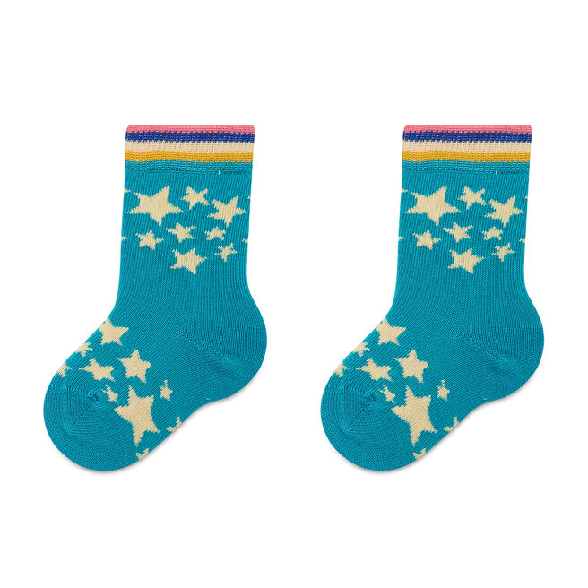 Happy Socks Σετ ψηλές κάλτσες παιδικές 4 τεμαχίων Happy Socks XKSPC09-0200 Kolorowy
