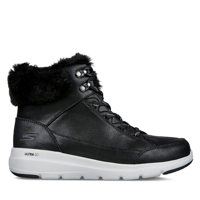 Botki Skechers Glacial Ultra Cozyly - Czarny