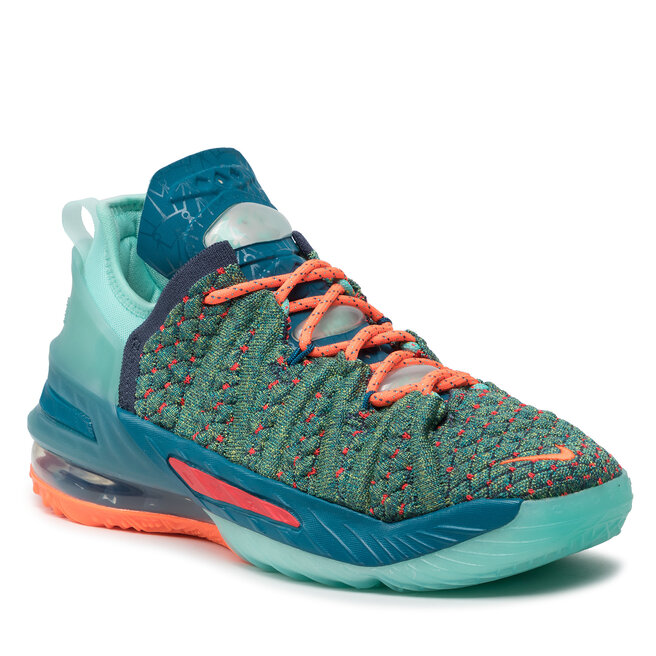 Nike Boty Nike Lebron XVIII (Gs) CW2760 300 Green Abyss/Hyper Crimson