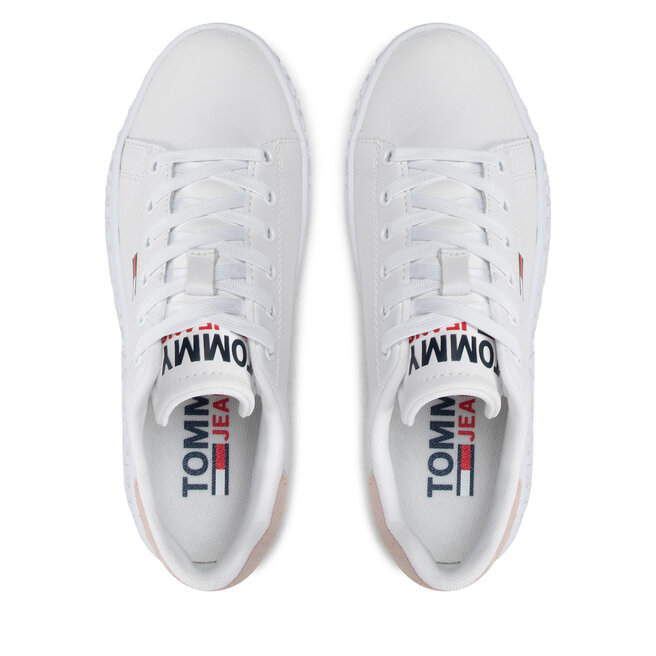 Tommy Jeans Sneakersy Tommy Jeans Sneaker Pop EN0EN01846 White YBR