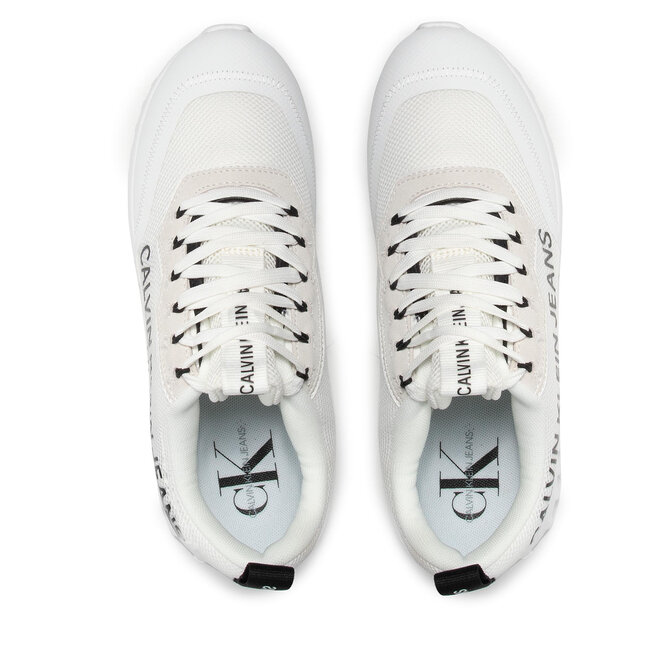 Calvin Klein Jeans Снікерcи Calvin Klein Jeans Runner Laceup Sneaker Eva Inst YM0YM00296 Bright White YAF