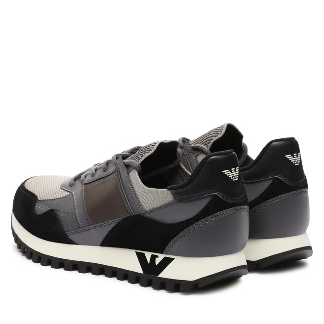 Emporio Armani Sneakers Emporio Armani X4X616 XN632 T426 Blk/Aspha/Milt/Grei