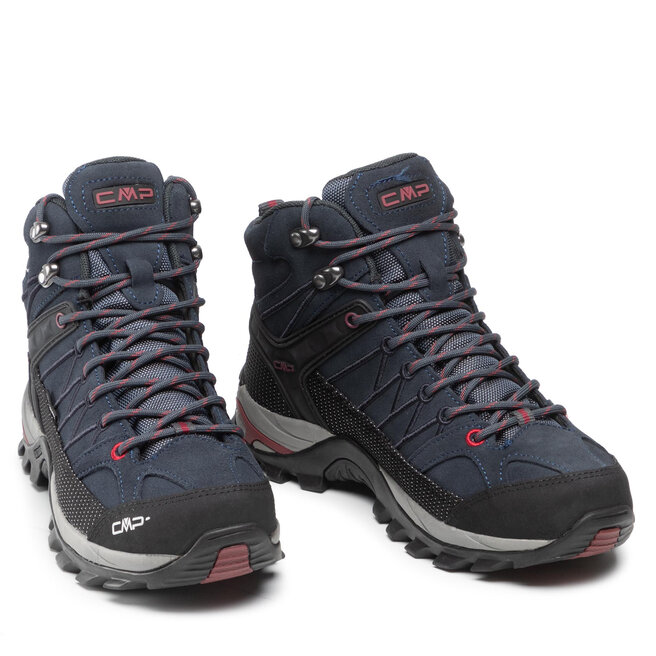 CMP Παπούτσια πεζοπορίας CMP Rigel Mid Trekking Shoes Wp 3Q12947 Asphalt/Syrah 62BN