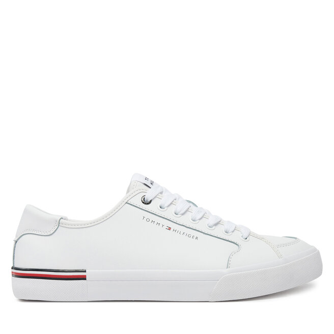 Tenisówki Tommy Hilfiger Core Corporate Vulc Leather - Biały