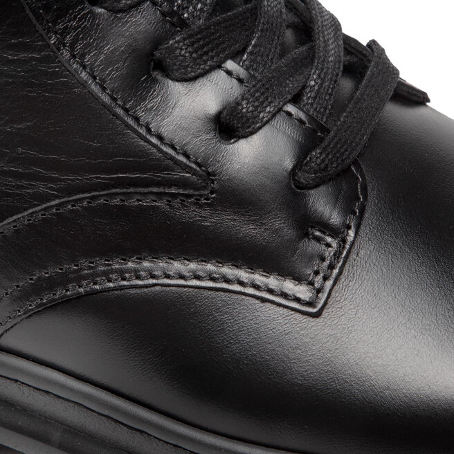 Tommy Hilfiger Kozačky Tommy Hilfiger Comfort Hilfiger Lth High Boot FM0FM04192 Black BDS