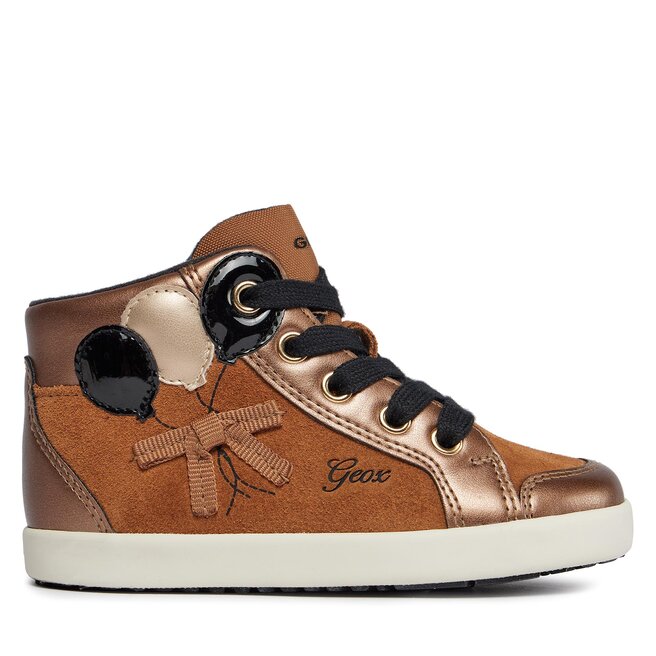 Sneakersy Geox B Kilwi Girl B36D5B 022NF - S Brązowy