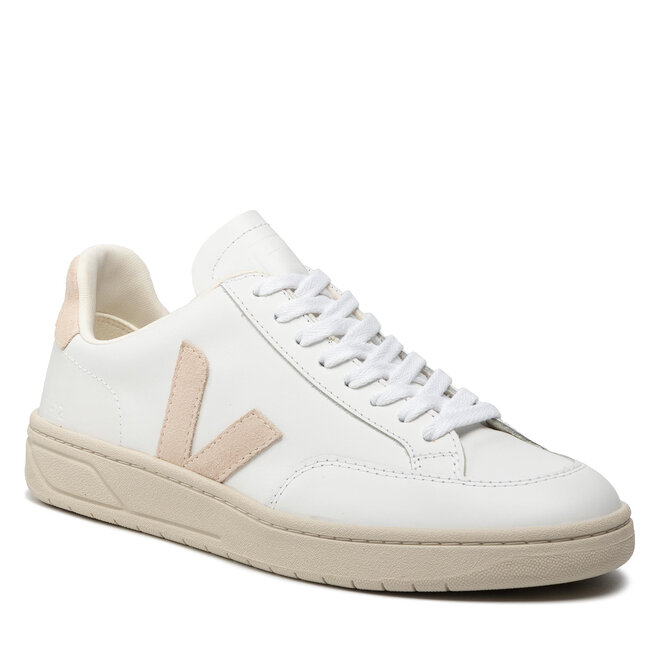 Sneakers Veja V-12 Leather XD0202335B Extra White/Sable epantofi-Bărbați-Pantofi-De imagine noua 2022