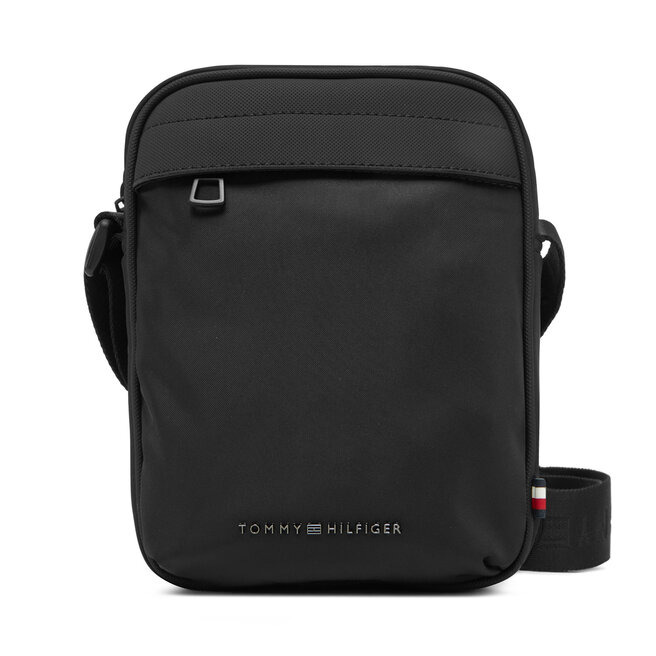 Saszetka Tommy Hilfiger Th Repreve Mini Reporter - Czarny