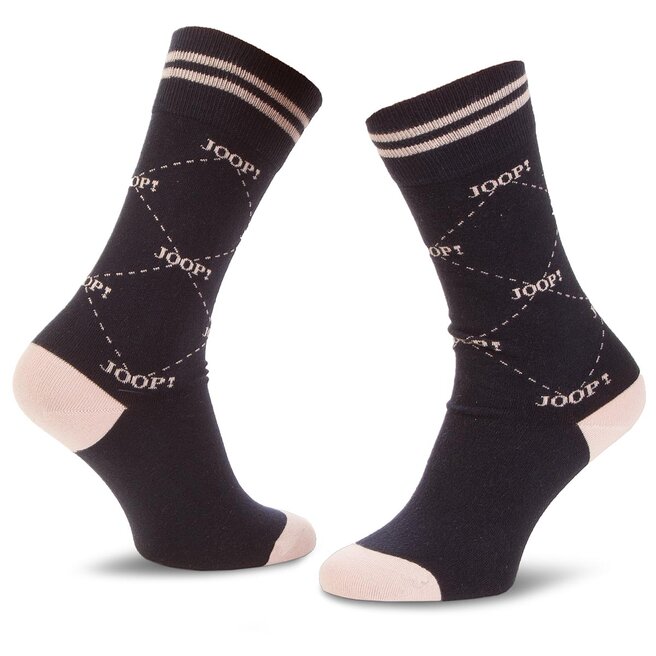 JOOP! Hosszú női zokni JOOP! Logo Sock 760.055 Navy 3000