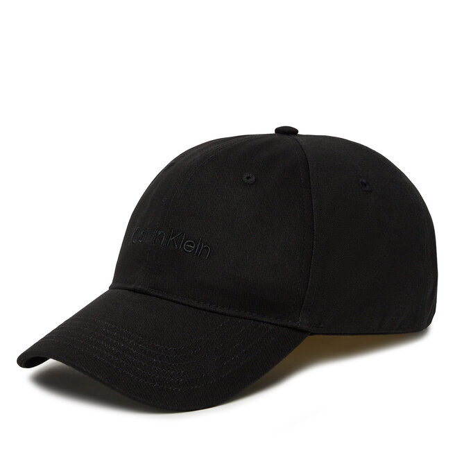 Czapka z daszkiem Calvin Klein Logo Embroidery - Czarny