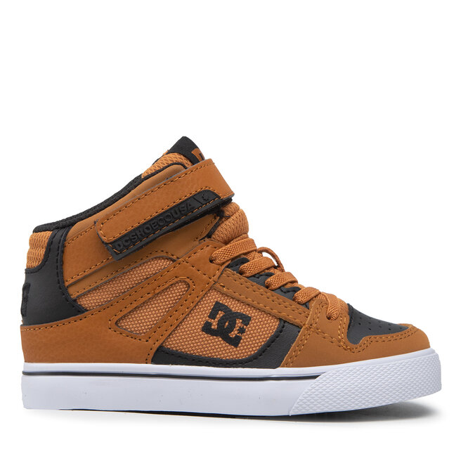 Sneakersy DC Pure High-Top Ev - Brązowy