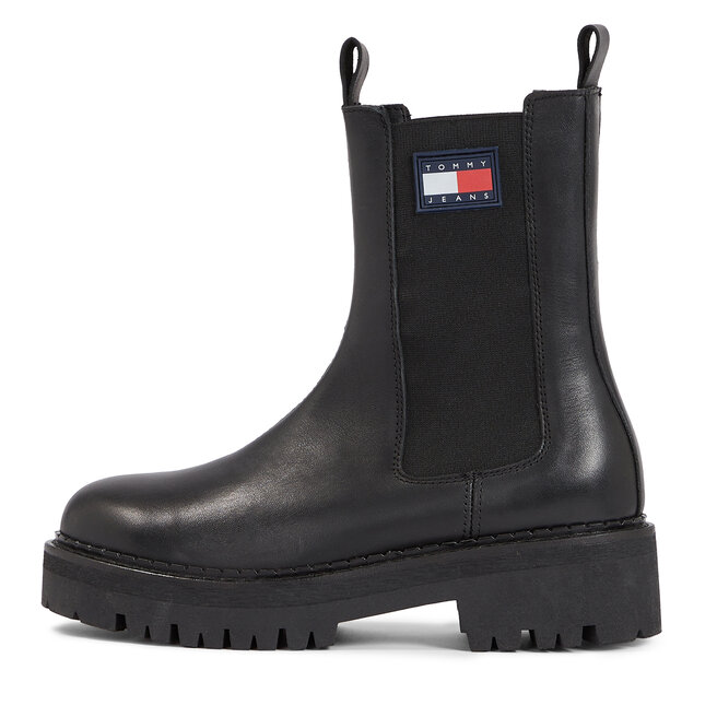 Tommy Jeans Bokacsizma Tommy Jeans Tjw Urban Chelsea EN0EN02298 Black BDS