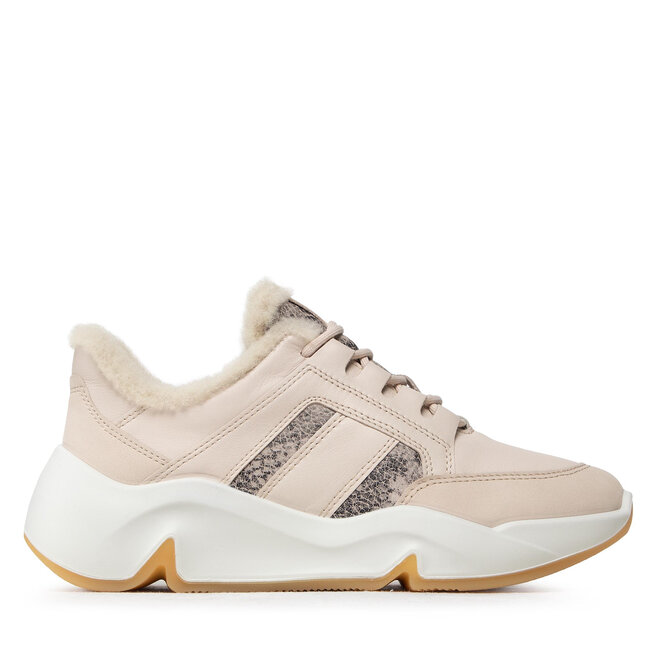 ECCO Sneakersy ECCO Chunky Sneaker W 20322360221 Limestone/Limestone/Limestoneblack