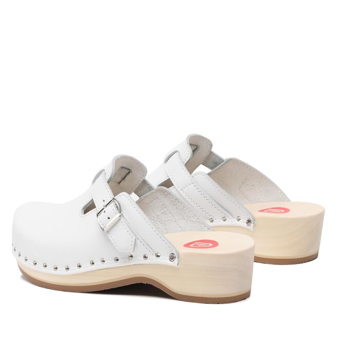 Berkemann Riem-Toeffler clogs voor volwassenen, uniseks, wit wit wit 100, 38 EU