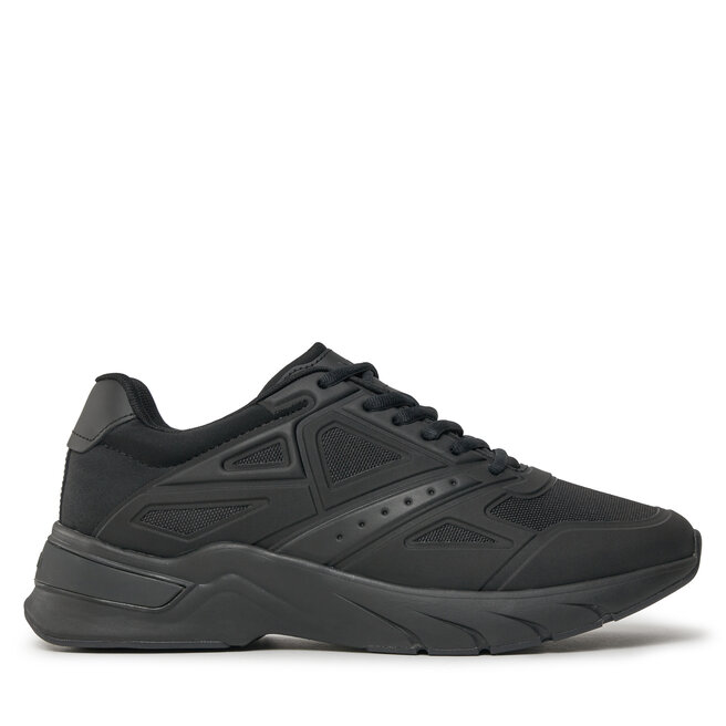 Sneakersy Calvin Klein Low Top Lace Up - Czarny