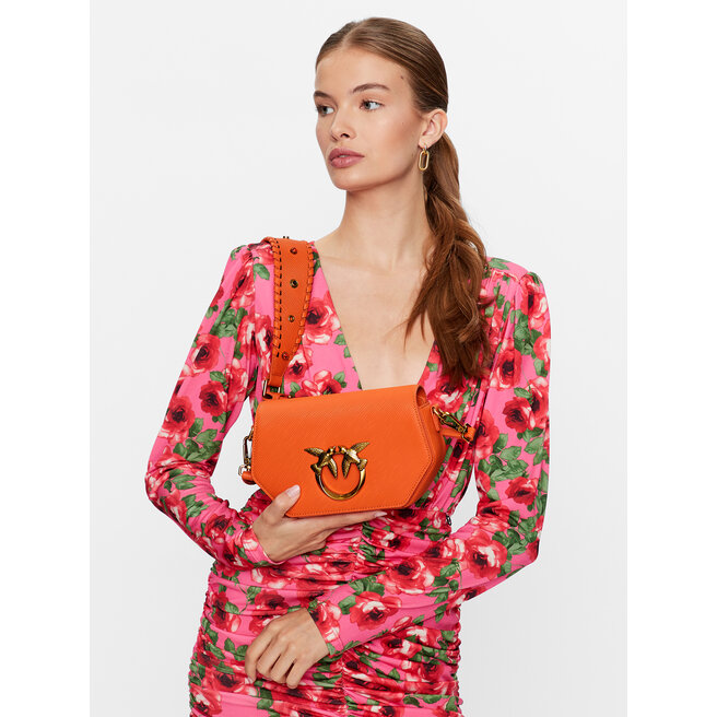 Pinko Handtasche Pinko Love Click Exagon Mini . PE 23 PLTT 100075 A0MU Orange A71Q