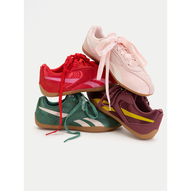 Sneakersy Reebok C-ULTRA LO 100247535 Czerwony - kobiece