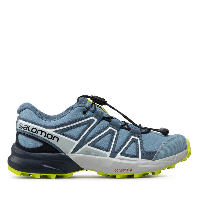 Salomon Pantofi Salomon Speedcross J 417271 09 M0 Faded Denim/China Blue/Acid Lime