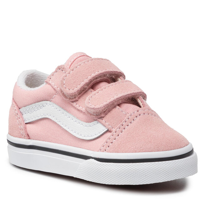 vans pink true white
