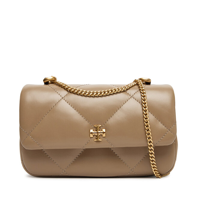 Torebka Tory Burch Mini Kira Diamond - Beżowy