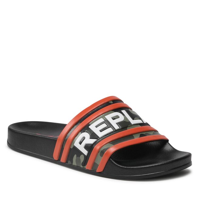 Ciabatte Replay Up Stripe GMF1A .000.C0039S Combo Green 2138
