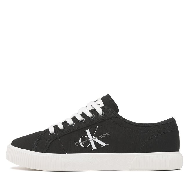 Calvin Klein Jeans Гуменки Calvin Klein Jeans Ess Vulc Mono W YW0YW00482 Black/White 0GJ
