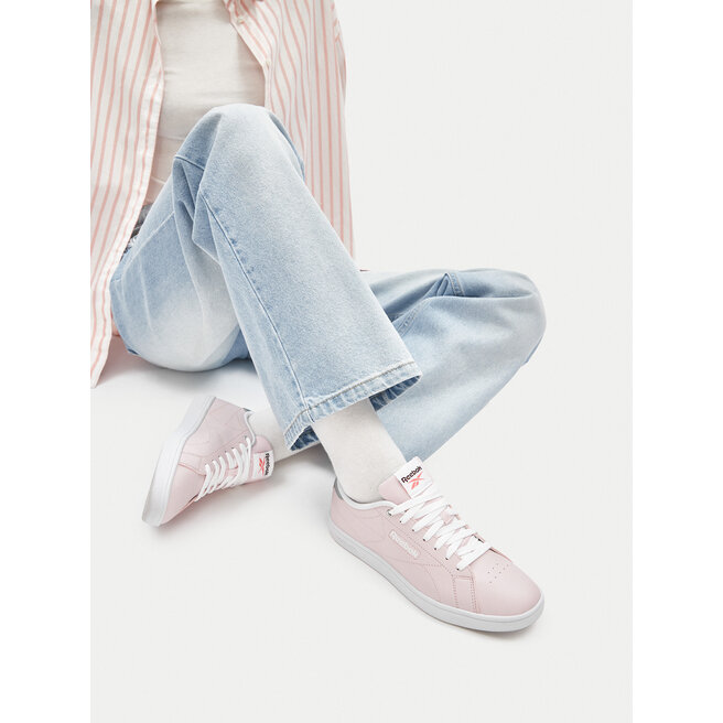 Sneakersy Reebok CEO-COURT CLEAN 100229910 Różowy - kobiece
