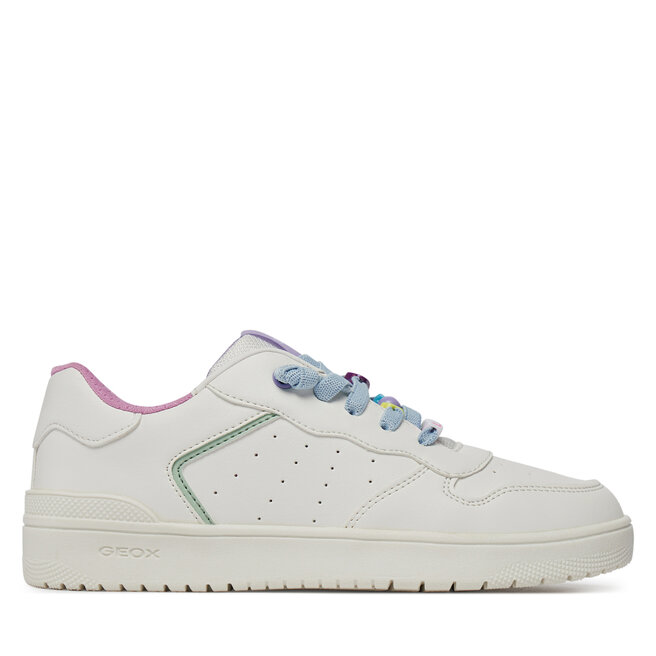 Sneakersy Geox J Washiba Girl J45HXD 0003W - D Biały