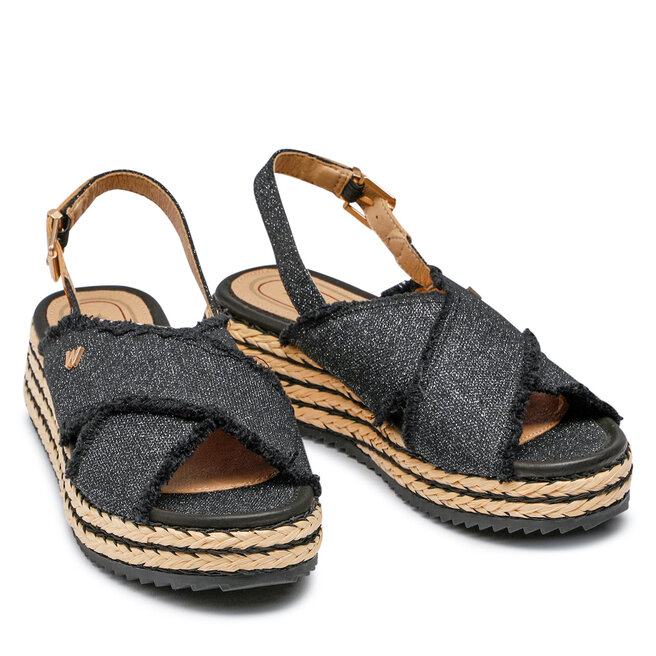 Wrangler Espadrilky Wrangler Kim Tex Cross WL21635A Black/Pewter 309
