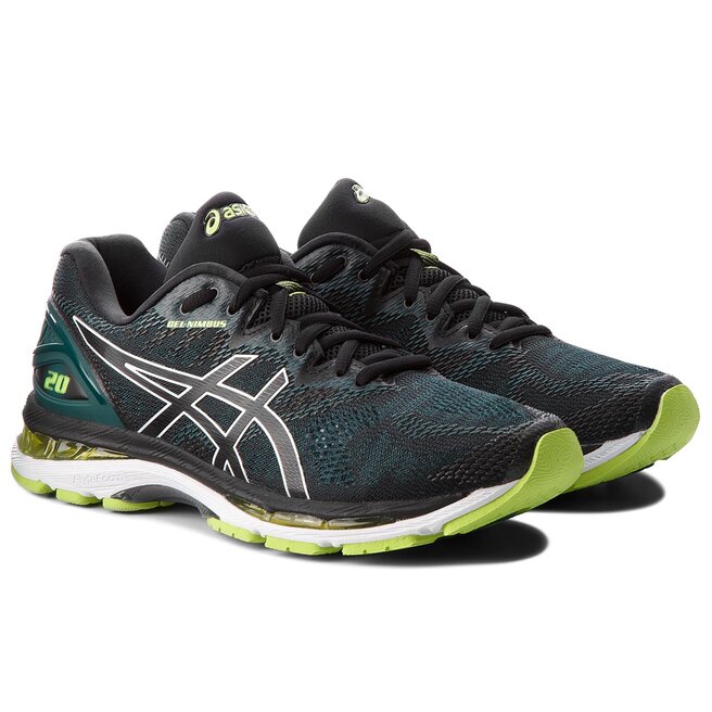 Zapatos Asics Gel Nimbus 20 T800N Black Neon Lime 004 zapatos.es