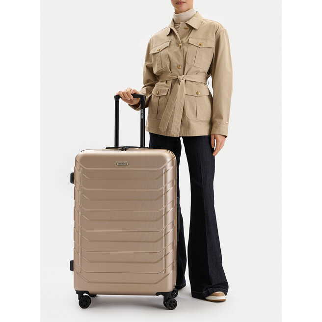 Walizka duża GINO ROSSI CEO-GIN-L-002-05-GOLD3 Złoty -