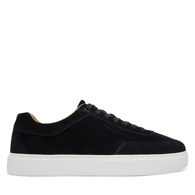 Sneakersy Calvin Klein Clean Cup Low Laceup Oxf Su - Czarny