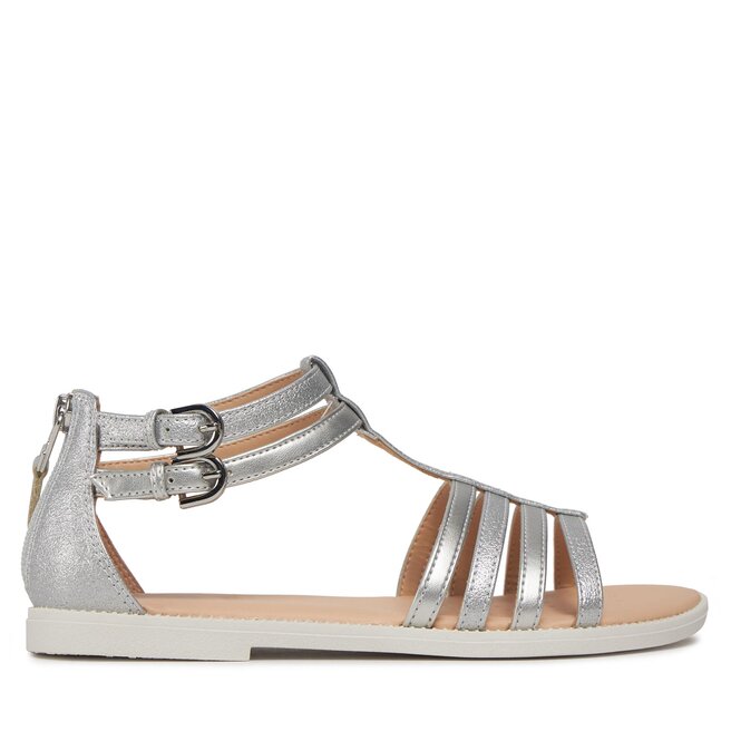 Sandały Geox J Sandal Karly Girl J7235D 0QDAJ - D Srebrny