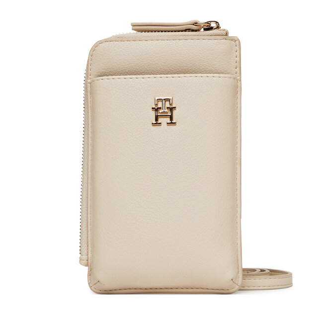 Torebka na telefon Tommy Hilfiger - Écru