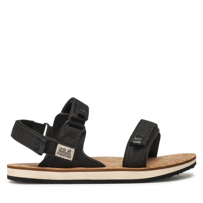 Jack Wolfskin Сандали Jack Wolfskin Ecostride 2 Sandal W 4051771 Phantom/Cork
