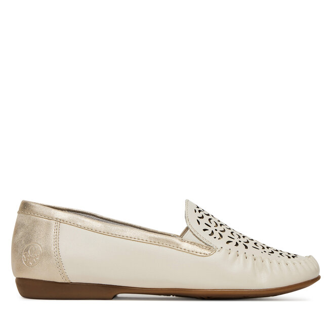 Mokasyny Rieker CEO-L6350-60 Beżowy jasny -