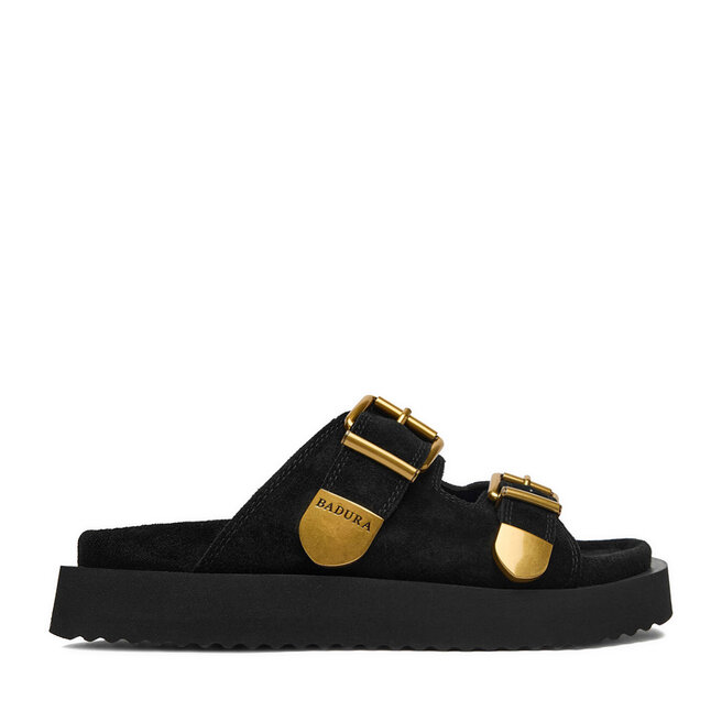 Klapki Badura CYCLAMEN-80033-25 Czarny -