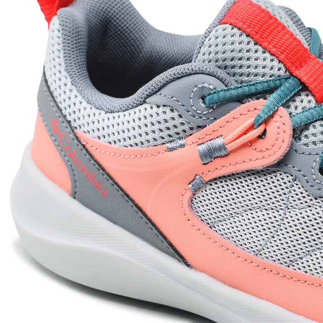 Columbia Туристически Columbia Youth Trailstorm BY5959 Cirrus Grey/Red Hibiscus 031