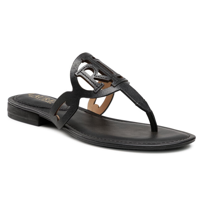 Flip flop Lauren Ralph Lauren Audrie 802840596001 Black 802840596001 imagine noua