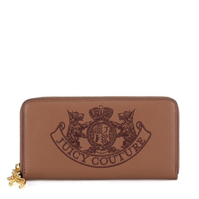 Duży Portfel Damski Juicy Couture - Brązowy