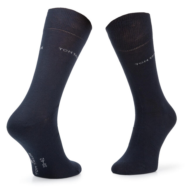 Tom Tailor Súprava 2 párov vysokých ponožiek unisex Tom Tailor 9545 Str. Dark Navy 545
