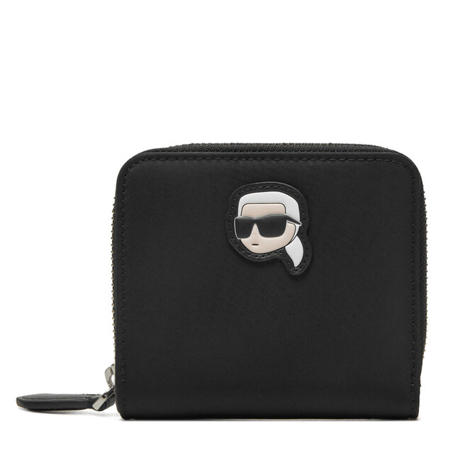 Mały Portfel Damski KARL LAGERFELD - Czarny