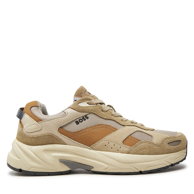 Sneakersy Boss Levitt Runn Hsdny - Beżowy