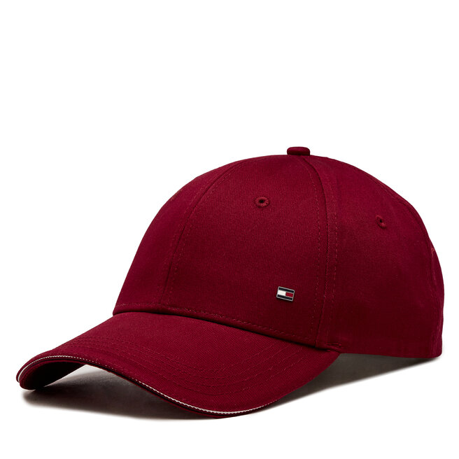 Czapka z daszkiem Tommy Hilfiger Th Corporate Cotton 6 Panel Cap - Czerwony