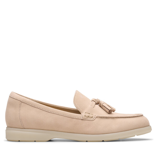 Mokasyny Clarks Narini Edge - Beżowy