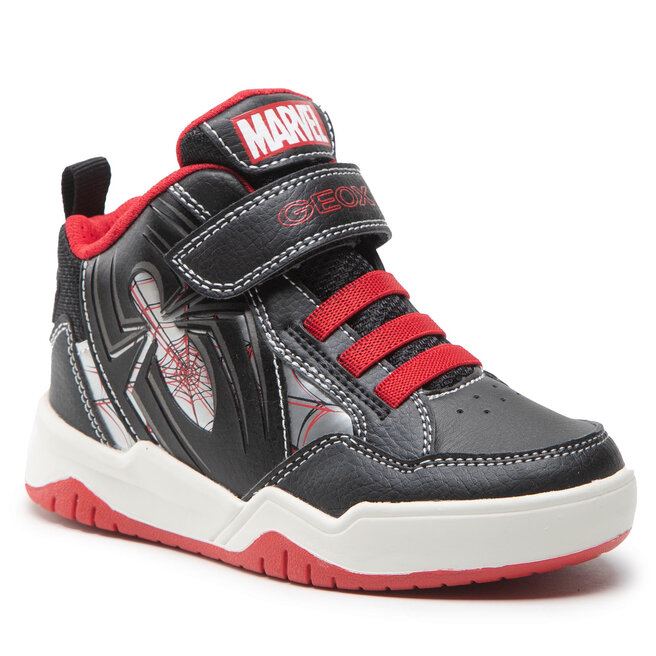 Geox Sneakersy Geox J Perth B. C J267RC 05411 C0048 S Black/Red
