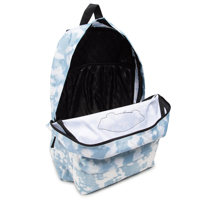 Vans realm blue deals cloud wash backpack
