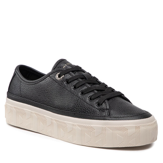 Αθλητικά Tommy Hilfiger Essential Th Leather Sneaker FW0FW06556 Black BDS