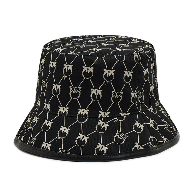 Pălărie Pinko Bucket Brindisi Cappello PE 22 BLK01 1G205T Y87K Nero/Panna ZCB epantofi.ro imagine noua
