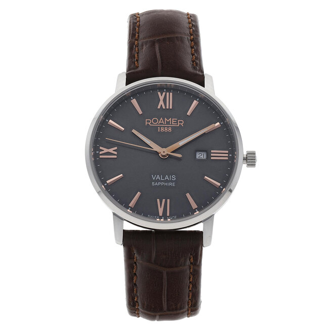 Ρολόι Roamer Valais 958844 41 53 05 SilverBrown